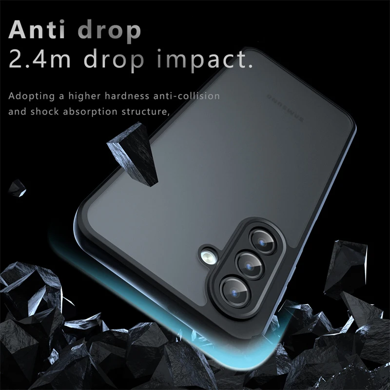 Matte Shockproof Silicone TPU Protective Phone Case Cover