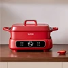 SUPOR 220V Multifunctional Pot Steamer Household 2000W Electric Cooking Pot Steam Cooking Pot 5L Large Capacity Split Hotpot 2