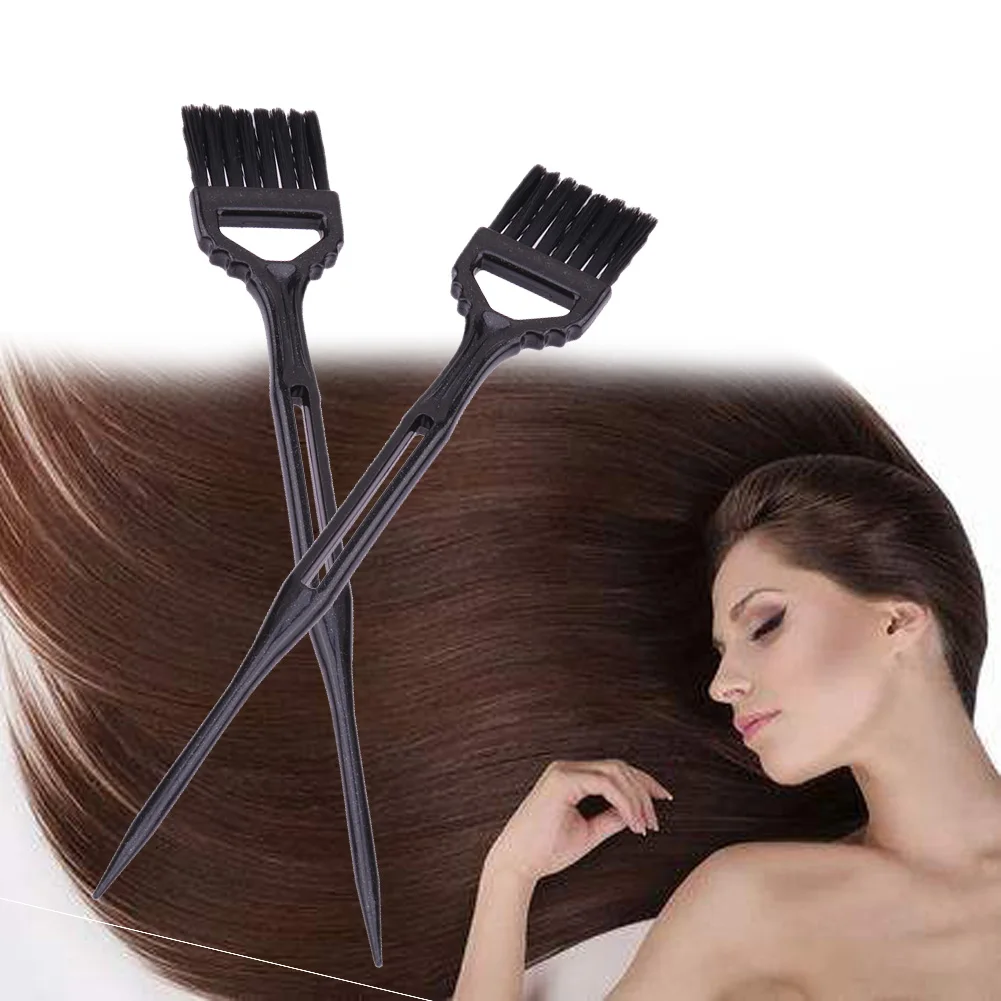 Description Picture 4 of itemSalon Perm Hair Comb Dual Purpose Essential Sharp Tail Comb Hair Color Dye Tint Tool Hair Coloring Dyeing Kit for Women Men