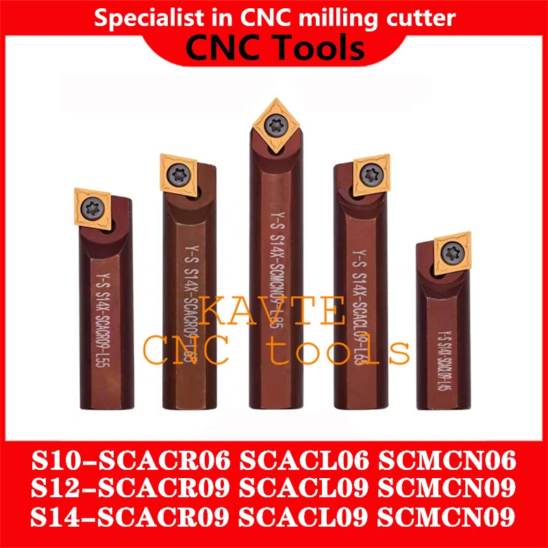 Tool Holder Lathe Tool Holder Lathe Tool 1pcs S10X S12 S14X SCMCN06 SCACR06 SCACL SCMCN09 SCBCR09 SCBCL09 L35 L45 L55 L65 L75 L85 Turning Tools CNC Toolholder bar