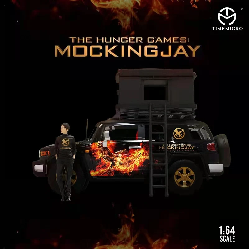 Timemmicro 1:64 Fj The Hunger Games Mockingjay Painting Diecasst Model Car