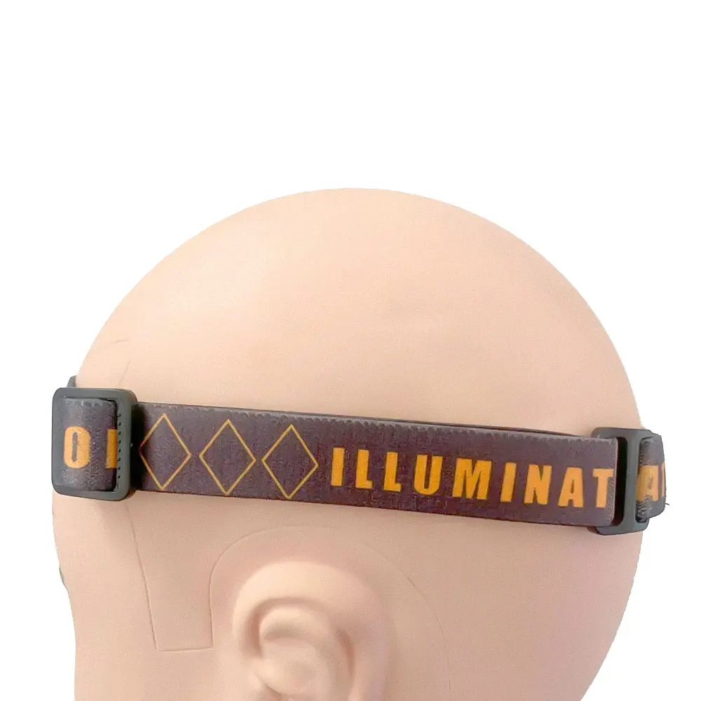Elastic Headband Elastic Head Strap Belt Adjustable Headband Flashlight Headlight Headlamp Outdoor 1/2/5PCS