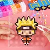 4pcs/9pcs 5mm Large Square Fuse Beads Boards, Plastic Beads Boards, Pegboard for DIY HAMA Bead Art Craft Beads Making Supplies 2