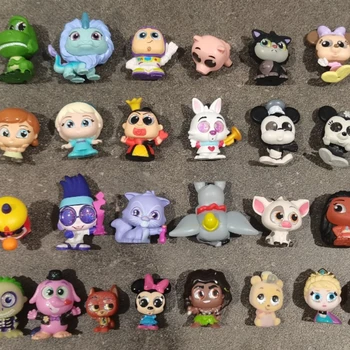 Disney Doorables Anime Figures Popular Characters Kawaii Big Eyed Figures Cartoon Model Toys Collection Decoratoion Kids Gifts