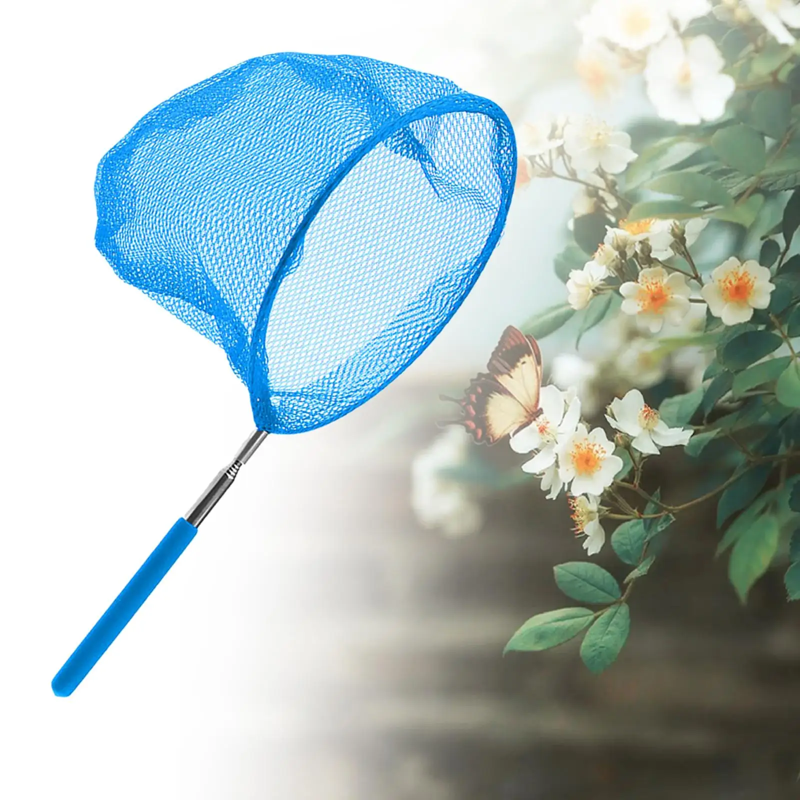 Kids Fishing Net Foldable Toy Simple to Use Telescopic for Garden