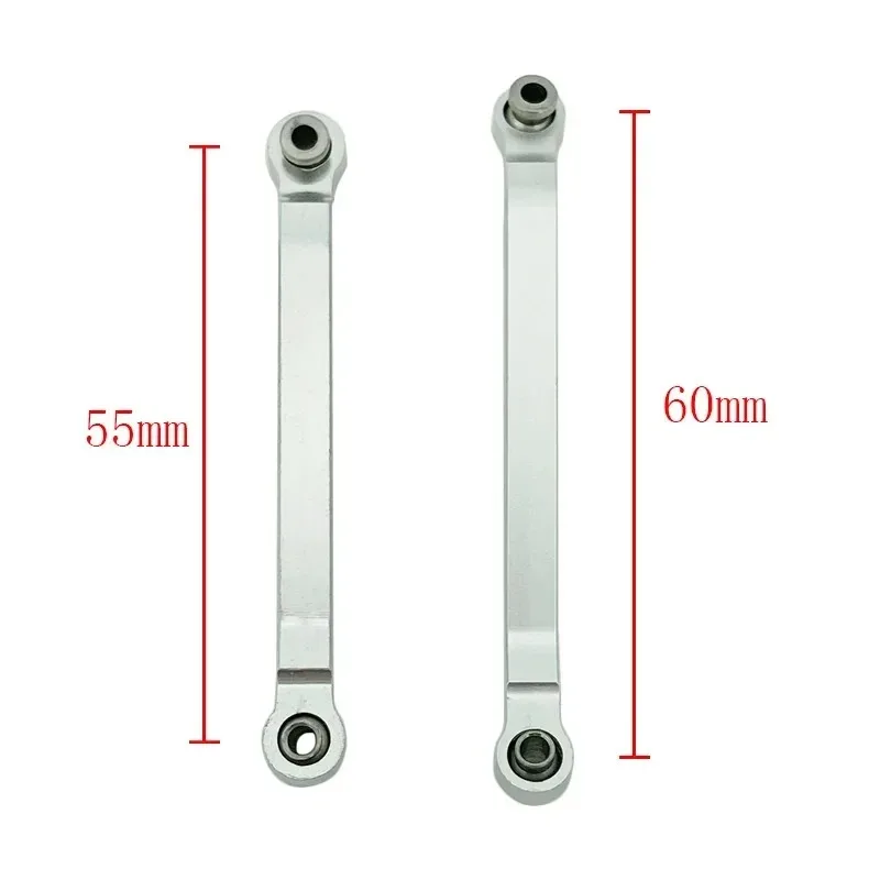 8개 금속 섀시 풀로드 고정 링크 서스펜션 타이로드 RC카 업그레이드 부품 MN D90 D91 D96 D99 D99S MN90 1/12용 Lyr