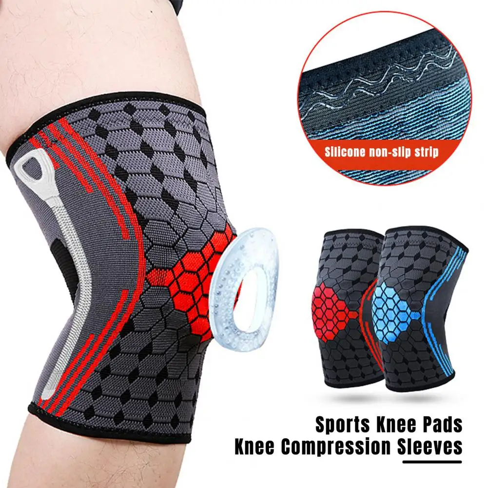 

Non-slip Knee Pads Compression Sleeve Knee Support Guard for Running Fitness Anti-collision Non-slip for Men for Enhanced