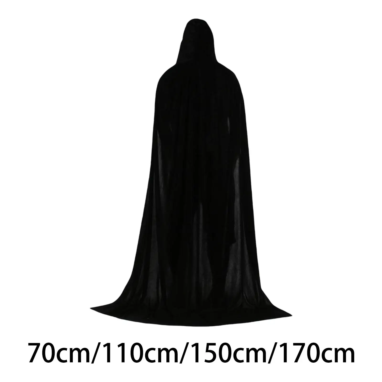 

Goth Cloak with Hood Wizard Costume Victorian Fancy Dress Medieval Halloween Cosplay Capes for Adults Party Festival Role Play