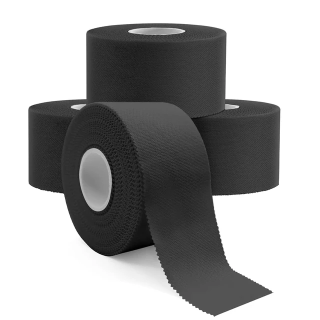 1 Roll Black Athletic Tape - No Residue Sports Tape for Wrestling & Gymnastics, Strong Hold & Easy Wrap, Stretch Support Tape 1 Roll Black Athletic Tape - No Residue Sports Tape for Wrestling & Gymnastics, Strong Hold & Easy Wrap, Stretch Support Tape