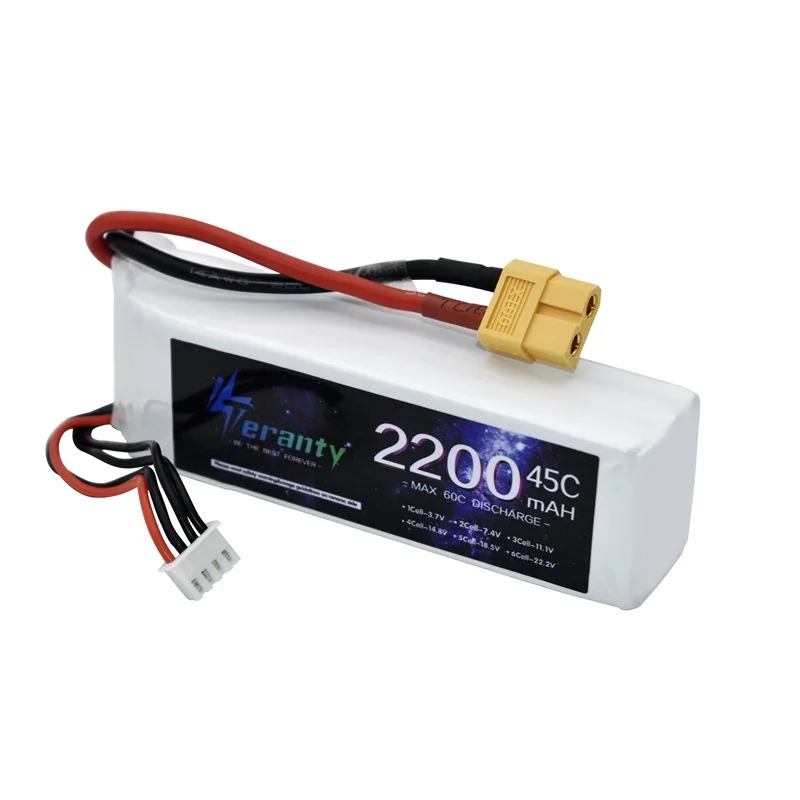 Batterie LiPo 11.1V 1500mAh RC avec chargeur B3 EU/US