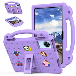 EVA Kids Cute Universal Tablet Case with Built - in Kickstand and Portable Hand Holder, 11 for Doogee U11 - U11 Pro (Case Only - Purple)