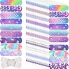50pcs/set Colorful Sky Mermaid Band Aid Cartoon Wound Plaster Skin Dressing Patch Adhesive Bandages Woundplast for Girls 1