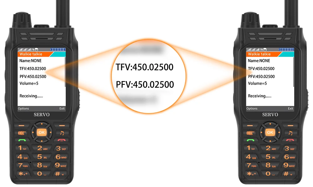 Walkie Talkie Telefone Móvel UHF 400-470MHz Power