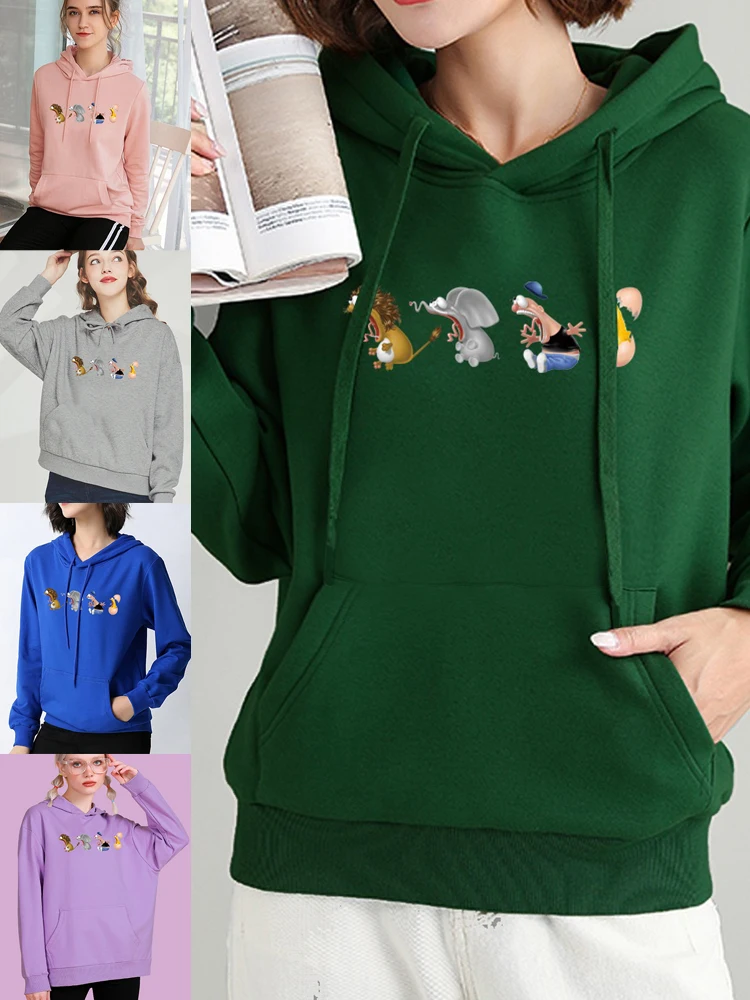 

2022 new Spring Summer Sweater Hoodies Women and Men Thin Fabric cartoon pattern Exercise Series Basic Sweatshirts Pullovers