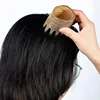 Handmade Natural Yak Horn Massage Comb Scalp Scraping Meridian Massage Anti-Static Hair Comb for Neck Head Body SAP Relaxation 6