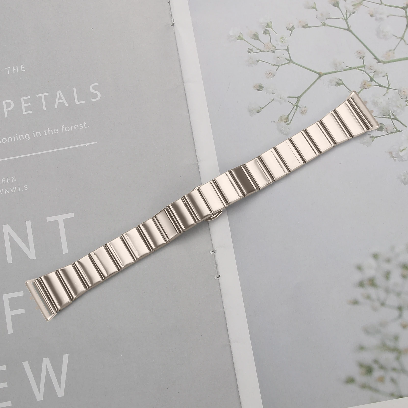 Luxury Stainless Steel Metal Strap