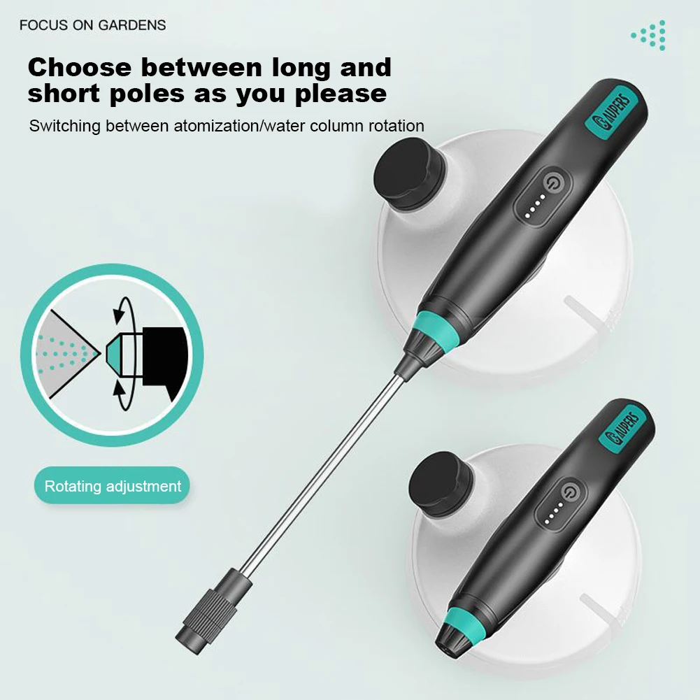 0.9-2L Electric Sprayer USB Rechargeable Hand-held Garden Sprayer Household Car Wash Spray Bottle Agricultural Irrigation Tools