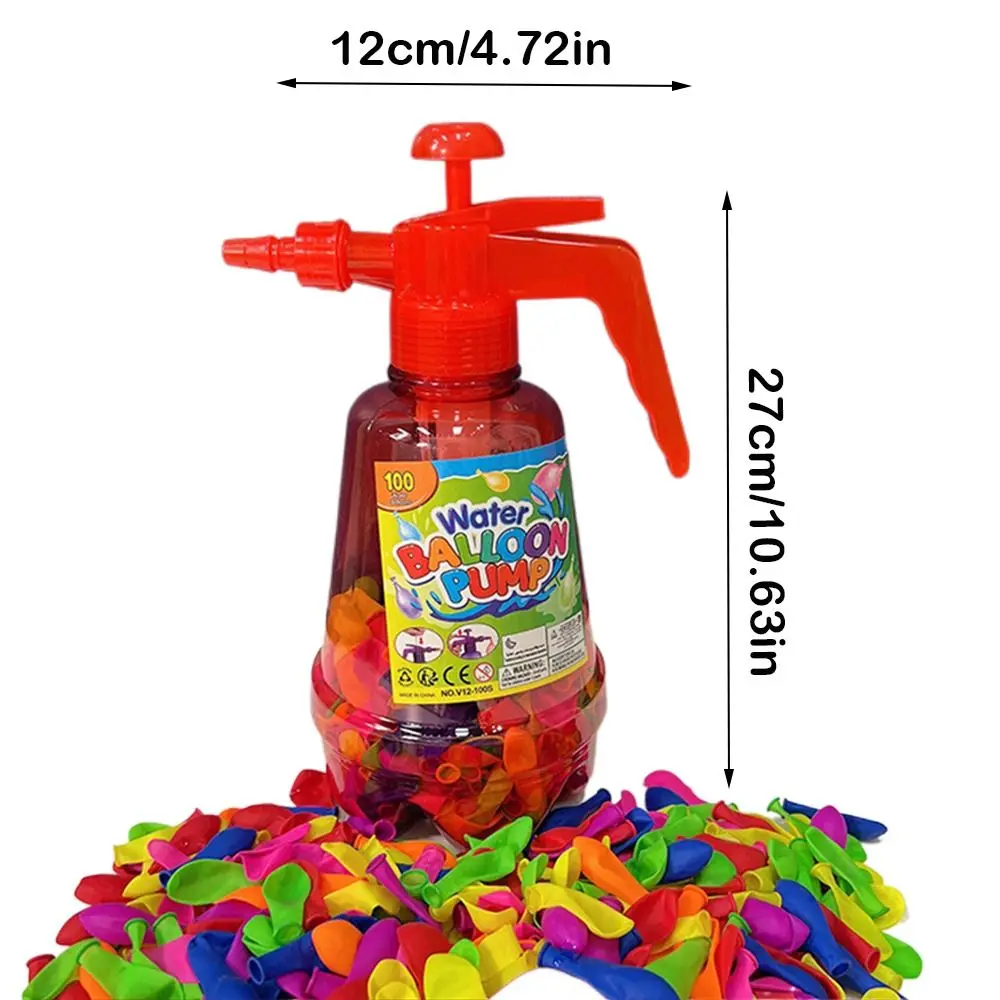 Outdoor Activities Air Water Bomb Balloon Pump Automatic Sealing Balloons Sand Pool Water Toys Water Balloon Pump Large Capacity 6