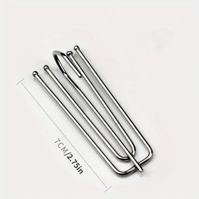 20Pcs High Quality Steel Curtain Hanging Hooks Ring Window White Hooks Home Decor Curtain Accessories curtain clip curtain grommets