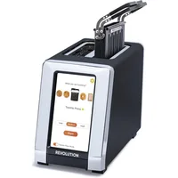 Revolution R180B Connect 2-Slice Toaster & Toastie Press Bundle – Features Patented InstaGLO 2.0 Technology – Matte Black 1