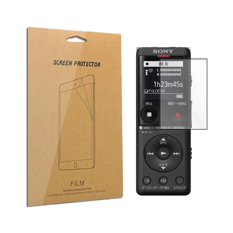Pellicola Salvaschermo 2 Pezzi Per Pellicola Protettiva Anti-Scrach Per Registratore Sony Icd-Ux570