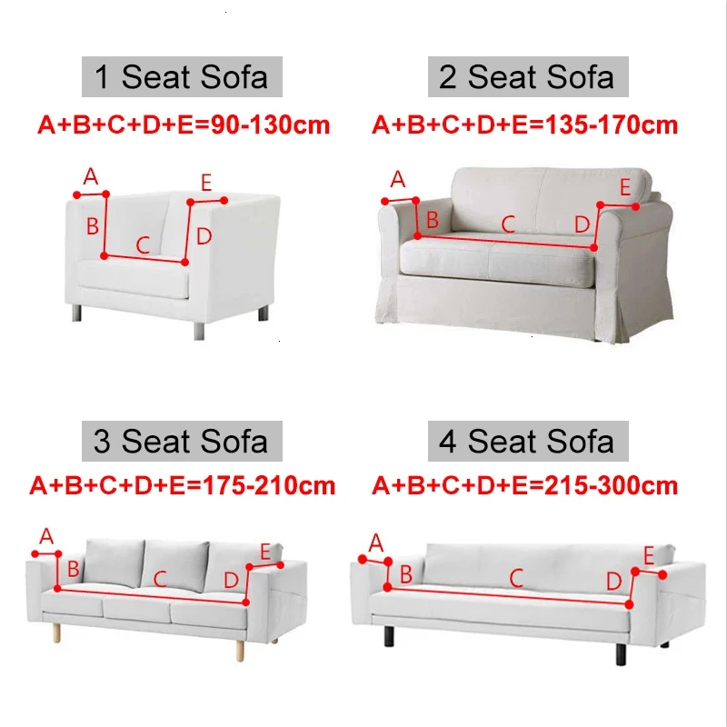 1/2/3/4 Seater Velvet Sofa Covers Stretch Couch Cover Thicken Adjustable Sofa Cover Slipcover Protector Armchair Covers For Home 2