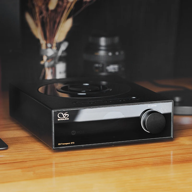 SHANLING ET3 HIFI CD Transport Player Wireless WiFi Streaming Hi-Res Audio Full-Featured Digital Turntable Bluetooth 5.0 PCM768