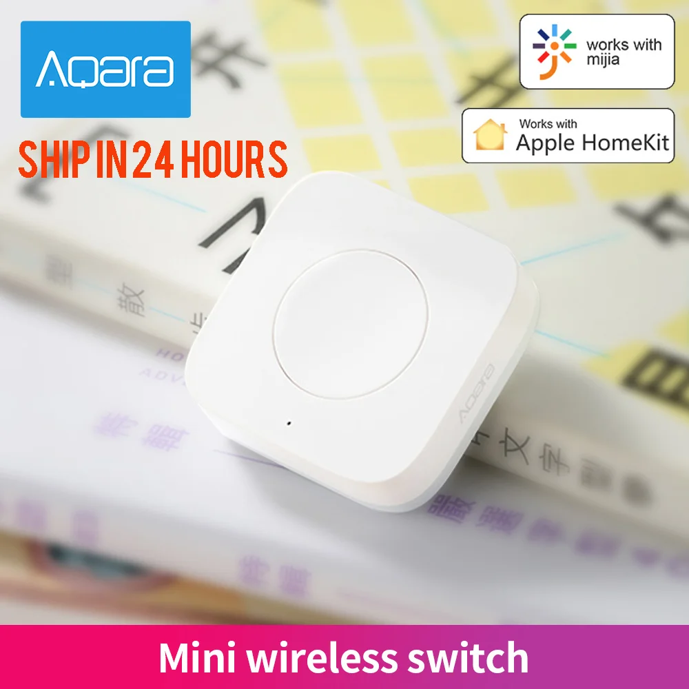 Aqara smart home Sensor Wireless Mini Switch zigbee button Hub Connection Remote One Key Control with Xiaomi Mijia Apple Homekit