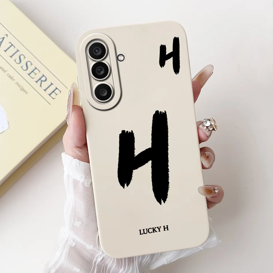 Luxury Alphabet Silicone Shockproof Case