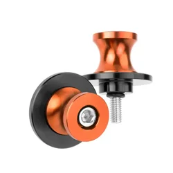 Premium CNC 8MM Swingarm Spools Slider Stand Screws (Orange NoLogo 08 )