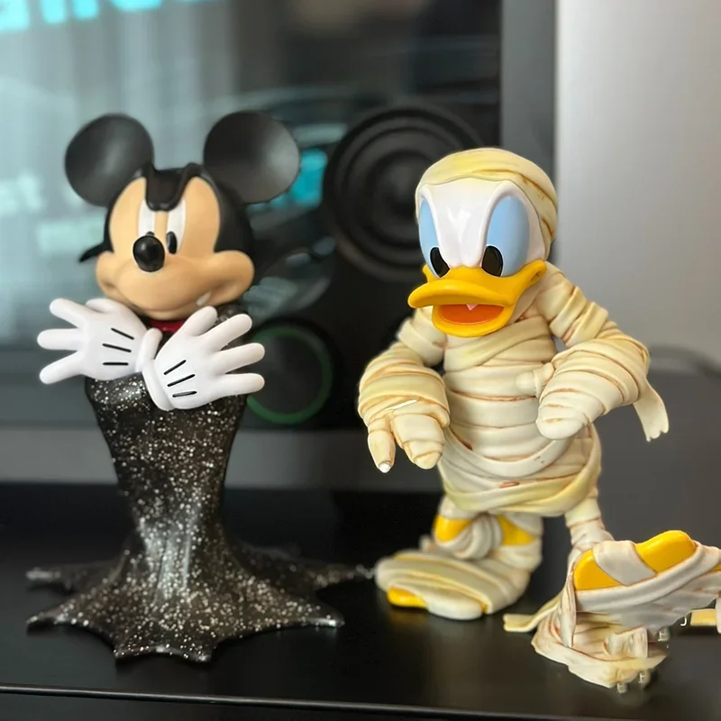 

In Stock Disney Pluto Mickey Figure Cartoon Slide Duck Tide Donald Duck Decoration Handmade Doll Ornaments Girl Creative Gift