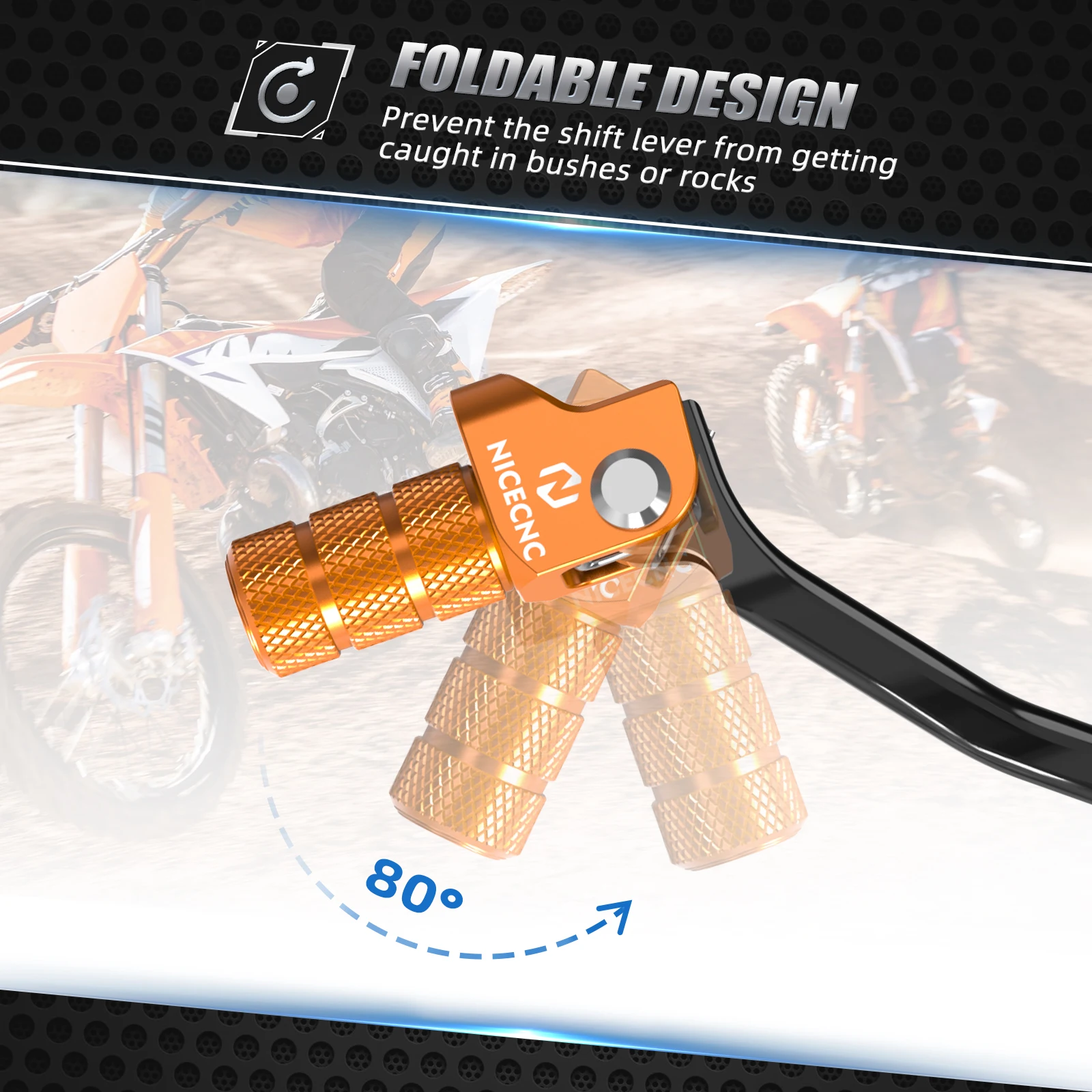 Für 2025 2024 Husqvarna TE300 TE250 TE150 TC 125 250 300 TX 2023 Motorrad Bremspedal Hebel Schalthebel kit – Detail 17