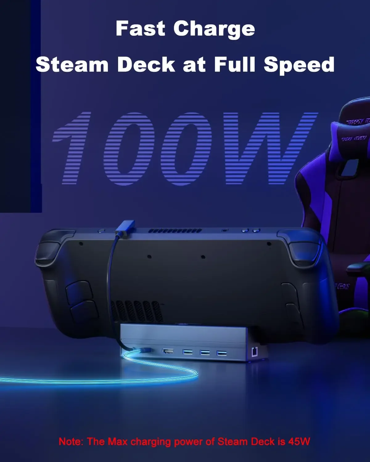 6-in-1 Multi-Device Docking Station with 4K Display, Fast Charging, and High-Speed Connectivity