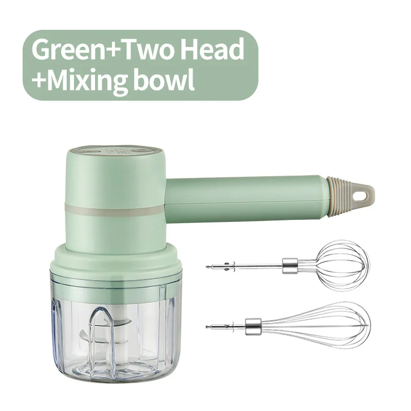 

Wireless Mini Rechargeable 3 Speed Food Mixer Electric Food Blender Handheld Egg Beater Cream Food Mixng Machine Frother Foamer
