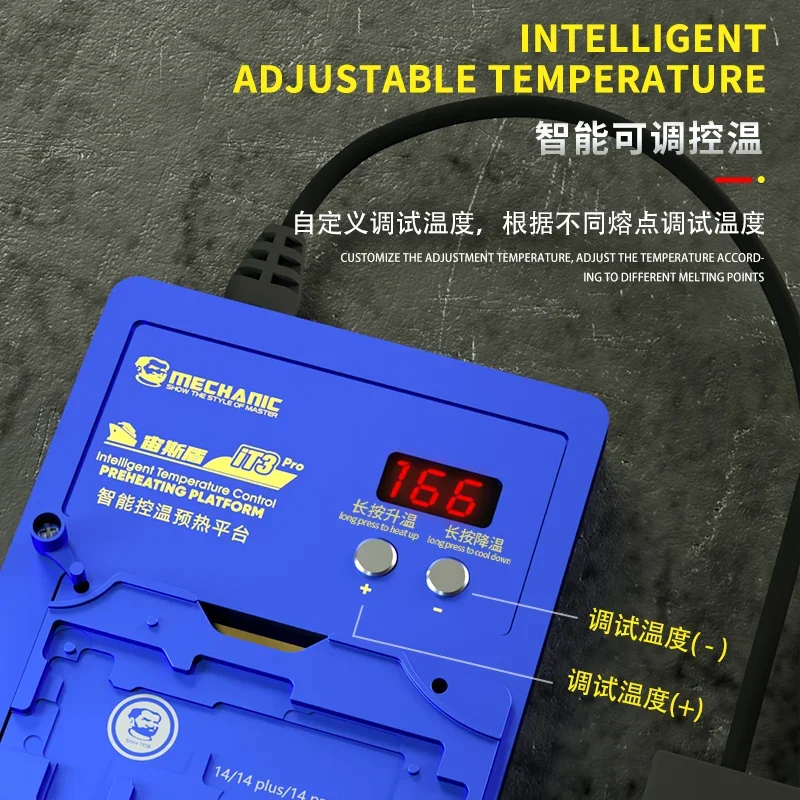 MECHANIC IT3 Pro Intelligent Preheating Platform Tool for IPhone X-15PM Motherboard Layered and IC Chip BGA Dot Matrix Repair 4