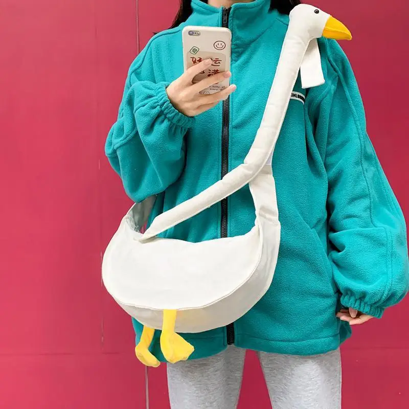 Wome Cute Cartoon Crossbody Bag Girl Large Capacity Goose Funny Shoulder Bag Shoulder Bag,Crossbody Bag