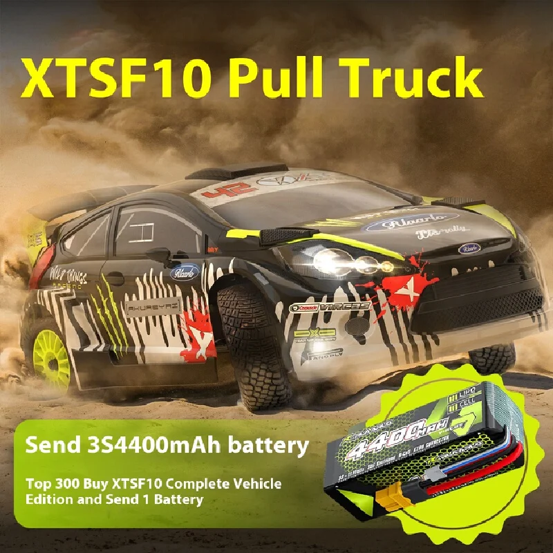 Hot Xts F10 Remote Control Electric Four-Wheel Drive 1/10 Rally Rally Off-Road Vehicle Rc Model Car Racing Car Control Gifts 2