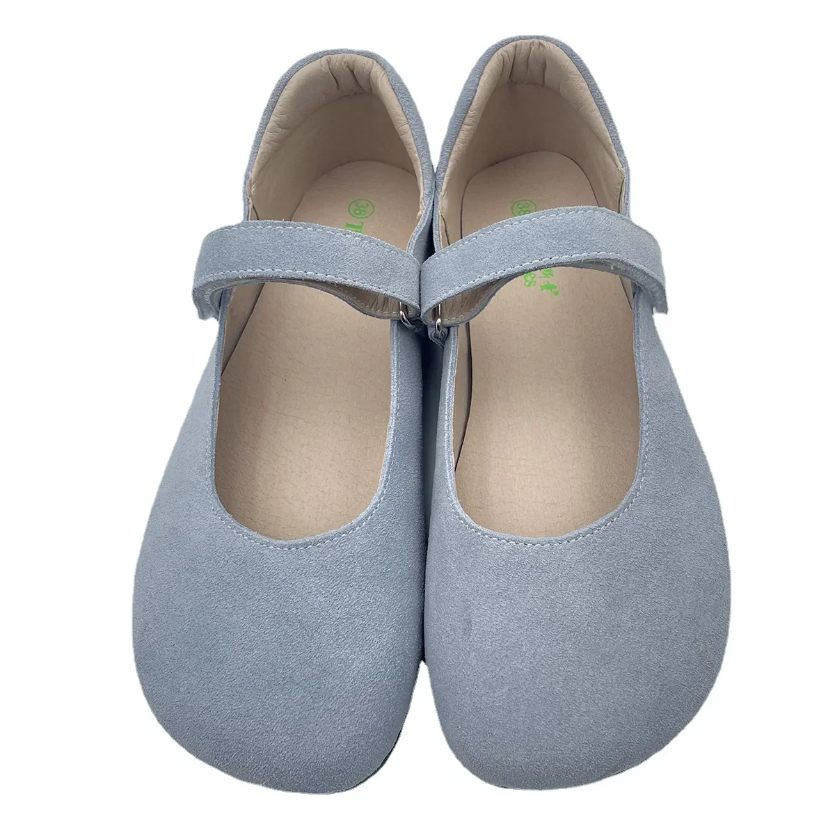 2025 Spring Autumn Barefoot Cow Suede Genuine Leather Women Ballerina Zero Drop Flat Soft Sole Wider Toe Box for women shoes,barefoot shoes,women flats