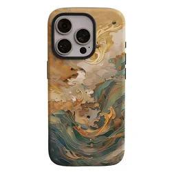 Auspicious Cloud Wave Dual - Function Phone Case for Honor X9c Smart (Jing006)