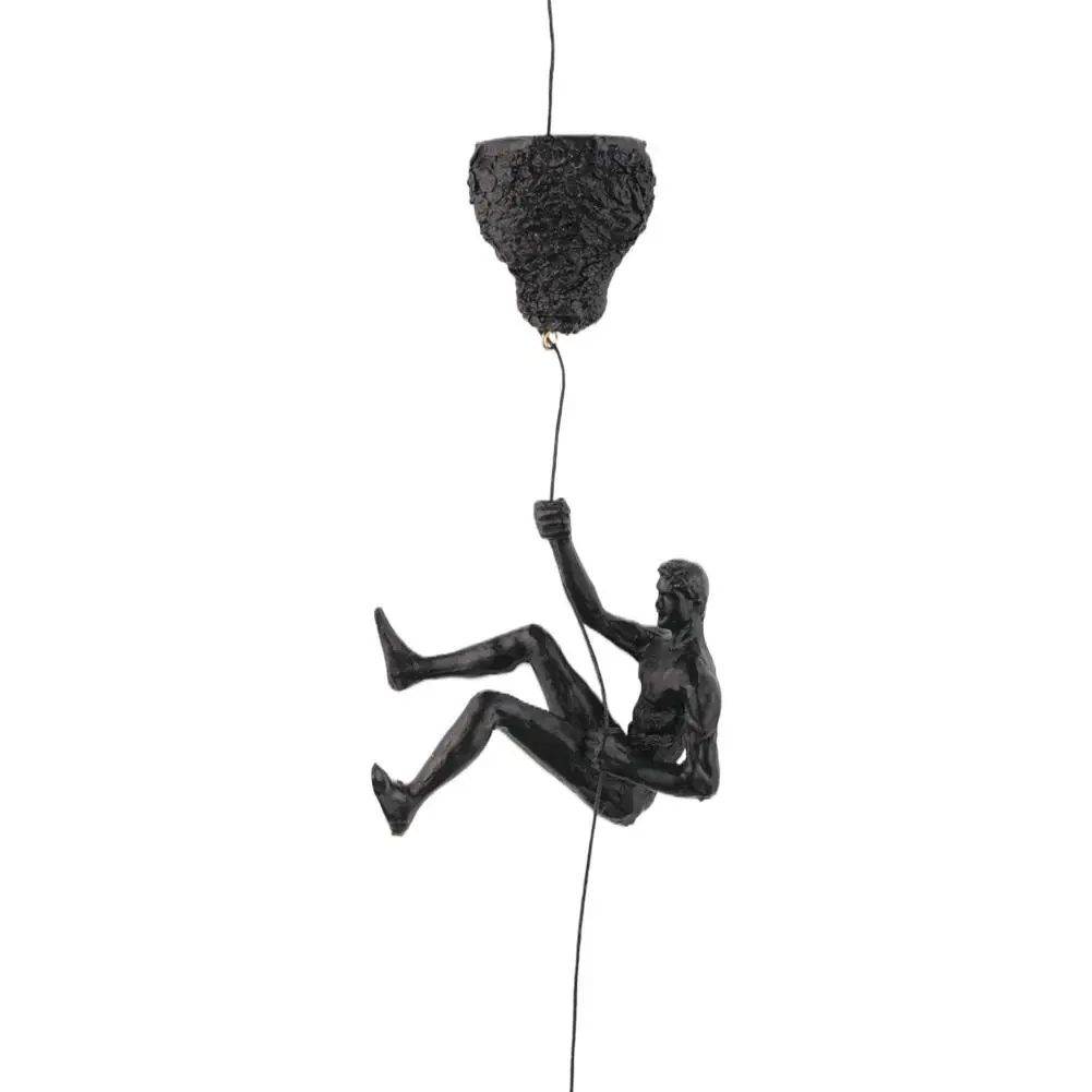Kletternder Sportler Mann Kunst Sport Wanddekoration Ornamente Heimfiguren Miniaturen Felskletternder Mann Harz-Skulpturen Statue ﻿ – Detail 12