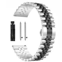 22mm Stainless Steel Breathable Bracelet Strap - Suunto 5 Peak (Silver Black)