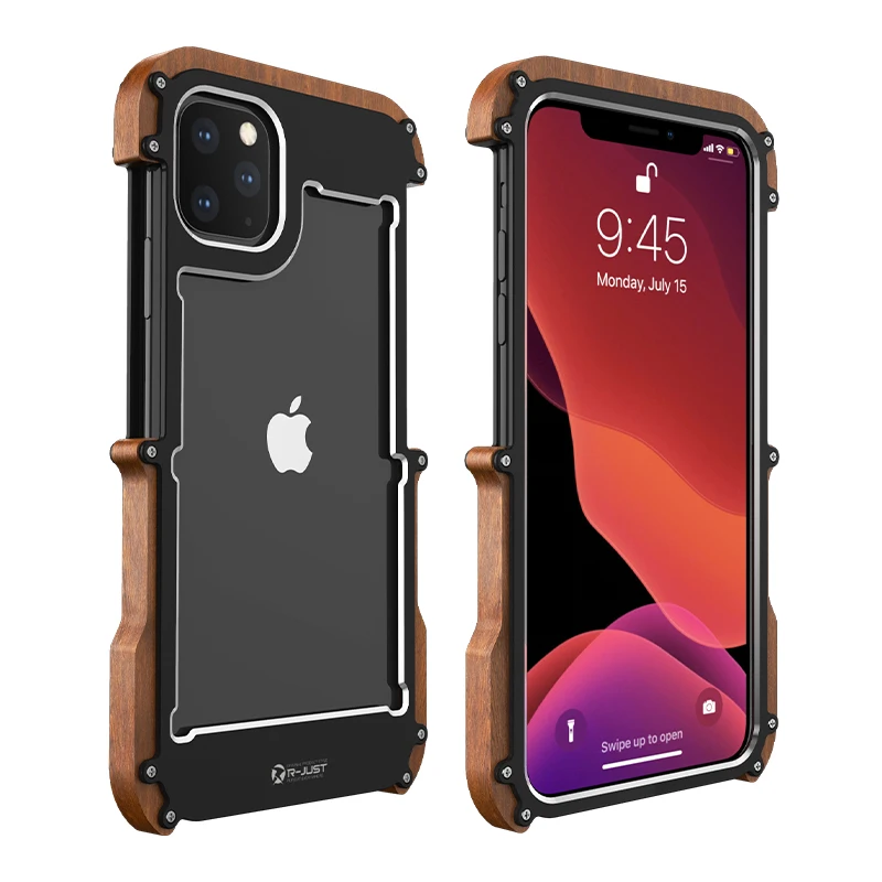 

Aluminum Screws Mobile Phone Cases For Iphone 12 11 Pro Xs Max Tough Shockproof Armor Cover For Iphone Xr X Case
