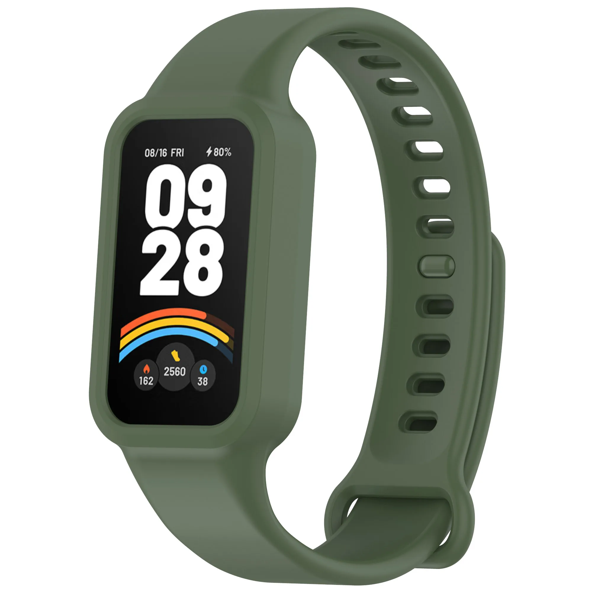 Sport Silicone Strap and Case Set - Premium Rubber Bracelet