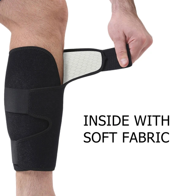 1pcs Soft Calf Brace Neoprene Calf Sleeve Shin Splint Support Lower Leg  Compression Wrap Increases Circulation Muscle Swelling - AliExpress