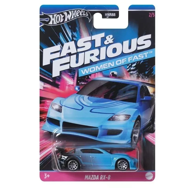 Hot Wheels Fast & Furious Women of Fast Mazda RX-8 Honda S2000 Porsche Custom Corvette Stingray Coupe 1:64 Diecast Car Toy HNR88