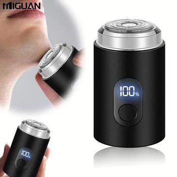 Compact Electric Shaver for Men - Digital Display, USB Fast Charging, Ultra Portable Design