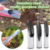 Garden Bucket Tool Stainless Steel Gardening Multi-functional Bonsai Dredging Fertilizer Planting Spoon Transplant Meaty Shovel 1