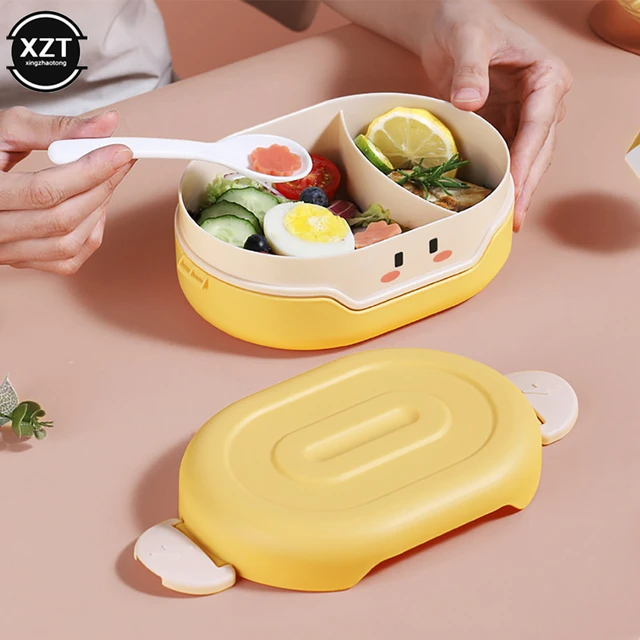 Kawaii Japanese Style Bento Box With Lid Cute Lunch Boxes For