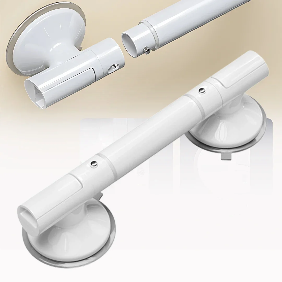 1PC Safety Helping Handle Anti Slip Support Toilet Bathroom Safe Grab Bar Vacuum Sucker Handrail Household Suction Cup Bath Rail