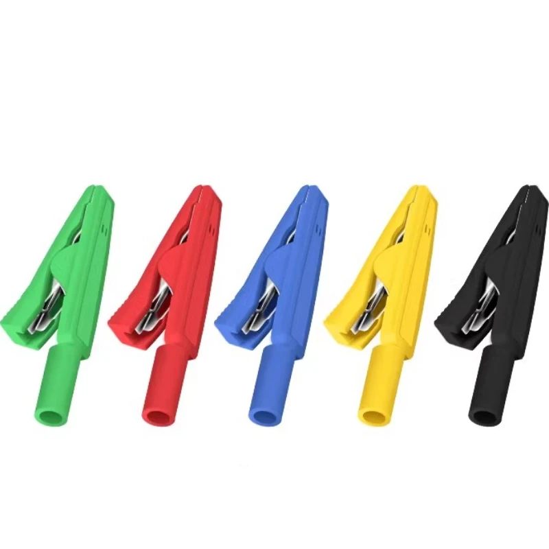 절연 용접 가능한 악어 클립, 오픈 홀, 2mm 잭, 스트레이트 프로브, 바나나 헤..